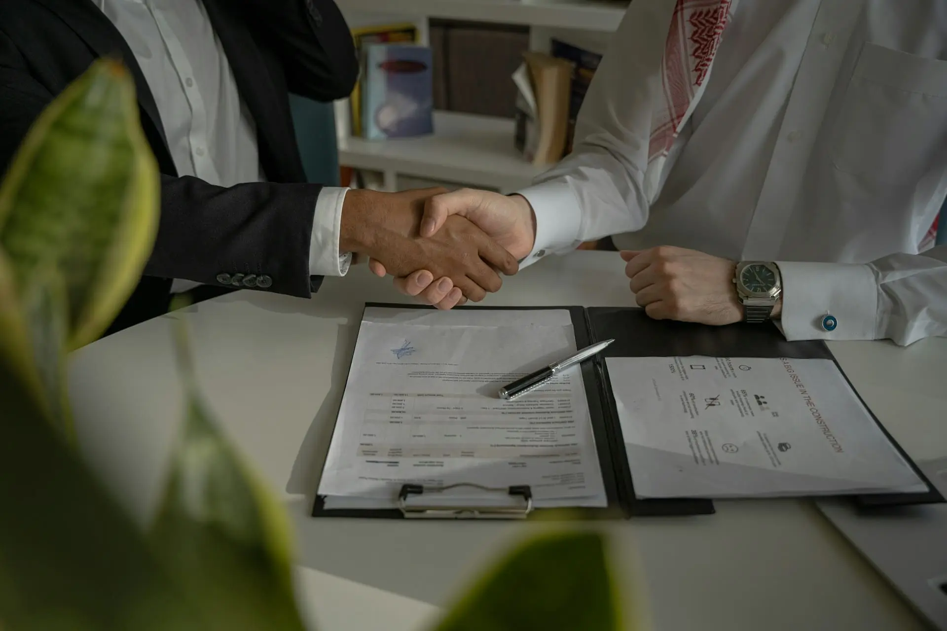 Professional business partnership handshake representing trust and long-term relationships